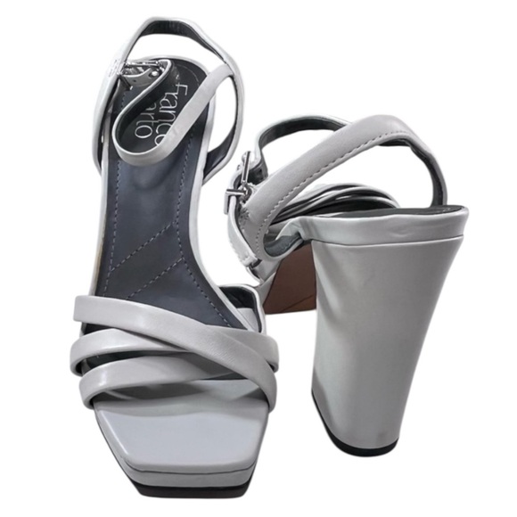 Franco Sarto Damilis Block Heel Dress Sandal, Stone Color, Size 5.5, NWOT - Picture 5 of 9